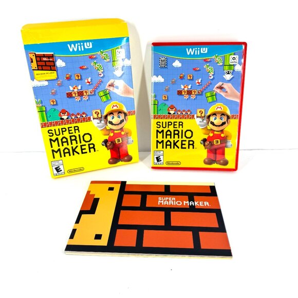 Nintendo Wii U Super Mario Maker Big Box Edition With Idea Book - Picture 3 of 5